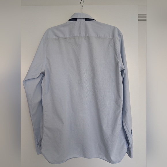 Massimo Dutti Light Blue Shirt L - Picture 2 of 7